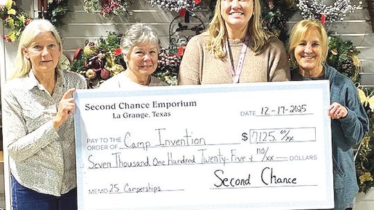 Camp Invention receives donation from SCE