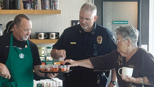 Coffee with a Cop - Starbucks style