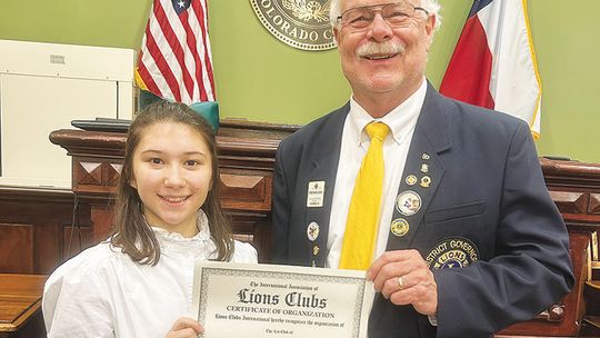 Columbus Community LEO Club induction