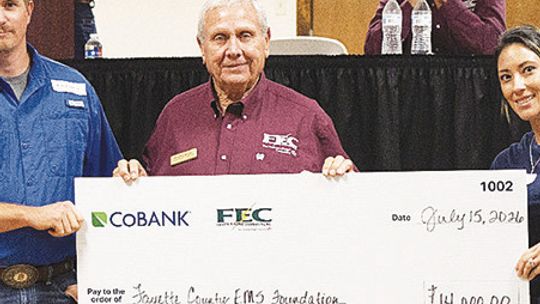 Fayette Electric Cooperative and CoBank award $30,000 in community grants