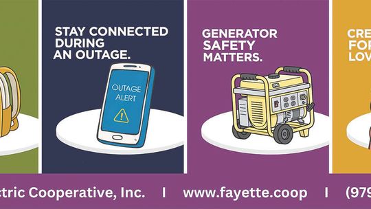Fayette Electric Cooperative encourages the community to prepare during National Preparedness Month