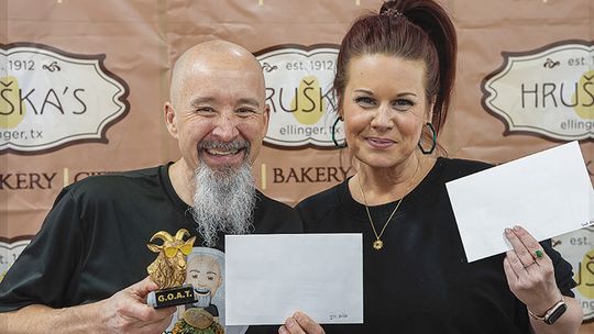 Hruska’s Kolache eating winners