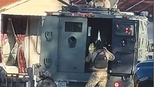 Injured male found on front porch - suspect arrested