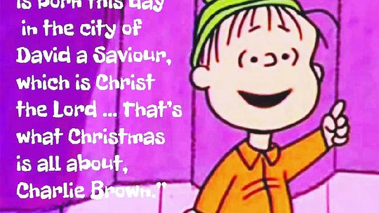 Linus never drops his blanket