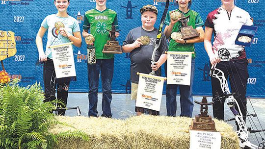 Members of the JOAD Club of Colorado County who brought home big wins in the Houston Livestock Show and Rodeo Archery tournament Oct