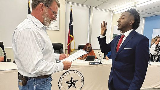Newly elected mayor of Eagle Lake is Anthony Johnson