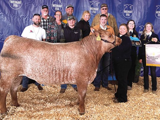 2025 Weimar FFA Livestock Show & Sale