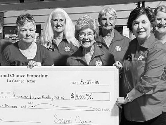 American Legion Auxiliary receives SCE donation