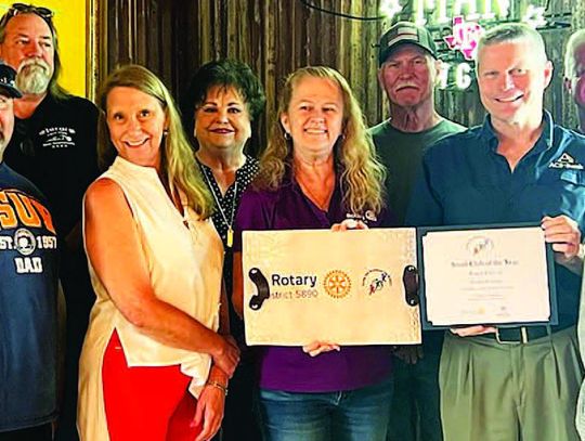 Austin County Rotary Club named Small Rotary Club of the Year