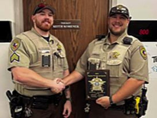 Austin Moore named Fayette County Deputy of the Quarter