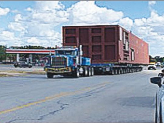 Big load rolling down  the highway…slowly