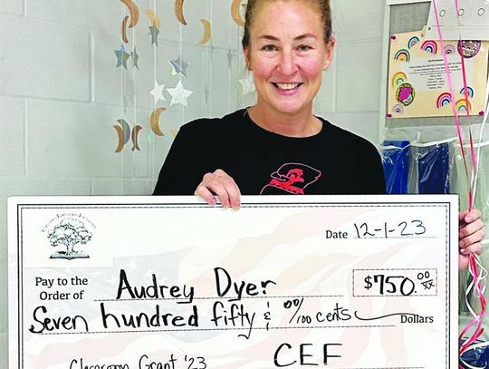 CES teacher receives CEF grant