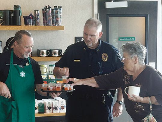 Coffee with a Cop - Starbucks style