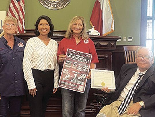 Colorado County Commissioners issue Colorado County Fair proclamation