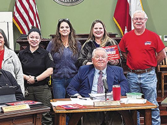 Colorado County Crime Stoppers receives proclamation