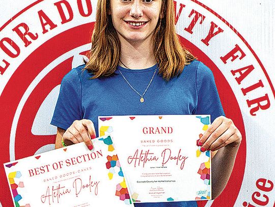 Colorado County Fair Home Economics winners