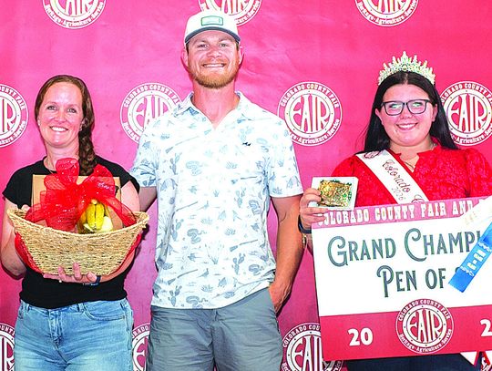 COLORADO COUNTY FAIR LIVESTOCK RESULTS