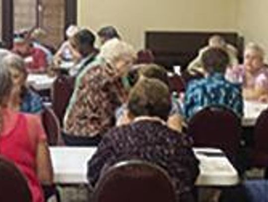 Colorado County Senior Connections gather at Stafford Opera House