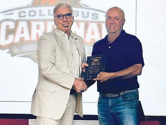 Columbus Education Foundation honors Superintendent Jim Connor