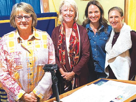 Columbus Education Foundation speakers at Columbus Lions Club