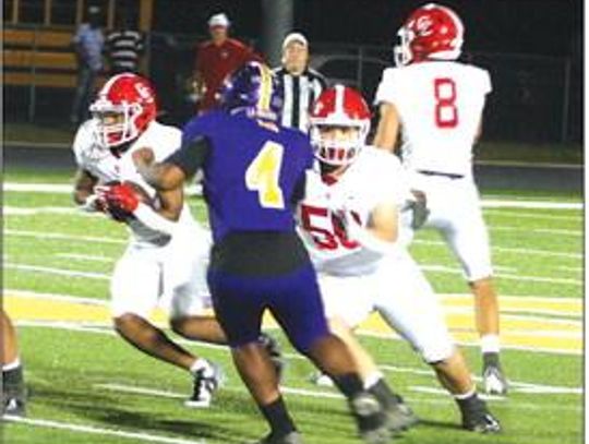 Columbus football steals road win at La Grange with big second half