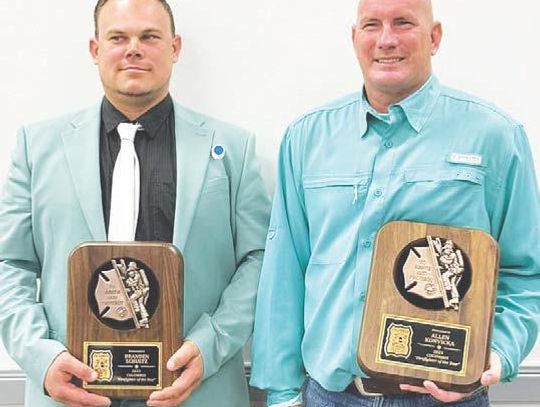 CVFD award Firefighters of the Year