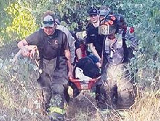 CVFD performs difficult rescue