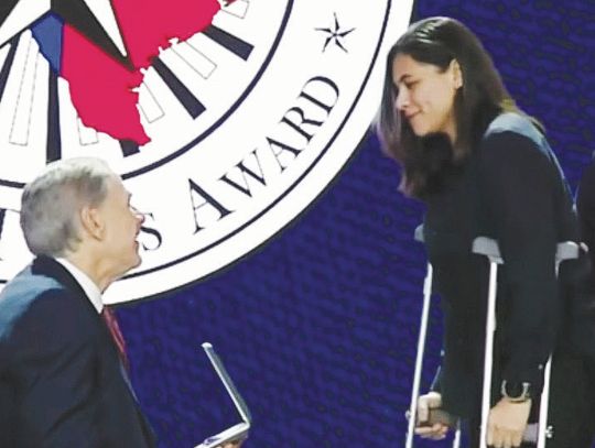 Deputy Alyssa Lopez honored with Star of Texas Award