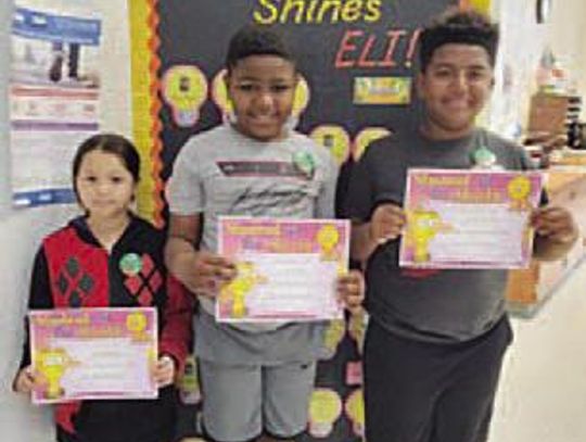 Eagle Lake Intermediate School names March Students of the Month