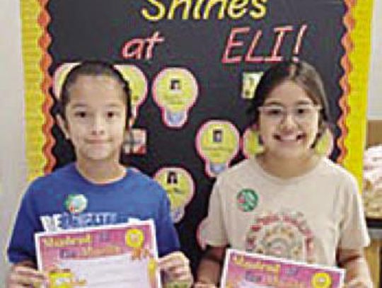 Eagle Lake Intermediate Students of the Month