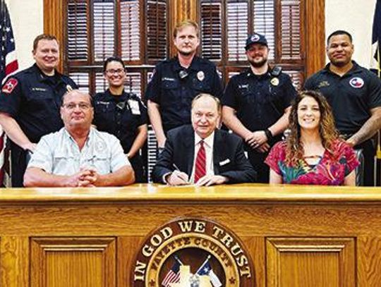 EMS recognized by Fayette County