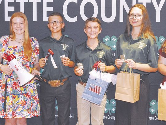 Fayette County 4-H announces 2026-2027 Officers