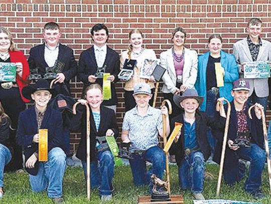 Fayette County 4-H Livestock Judging Team overall sweepstakes winner four years running