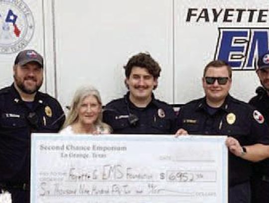 Fayette County EMS receives Second Chance donation