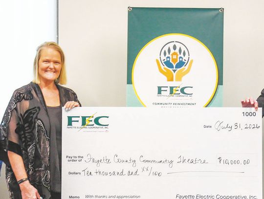 Fayette EC Grant supports permanent home for Fayette County Community Theatre