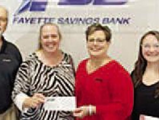 Fayette Savings Bank makes donation to ACCSS Program