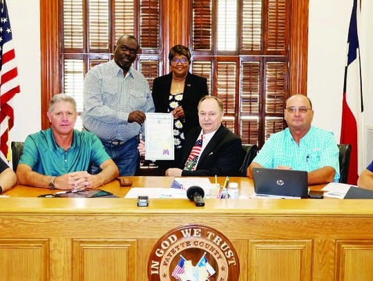 FC Commissioners Court signs proclamation