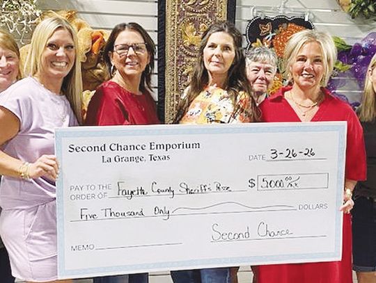 FCSP receives $5K donation from Second Chance Emporium