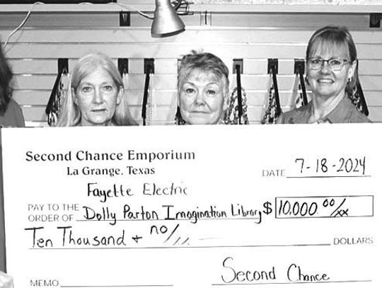 FEC Cooperative Charitable receives donation from Second Chance