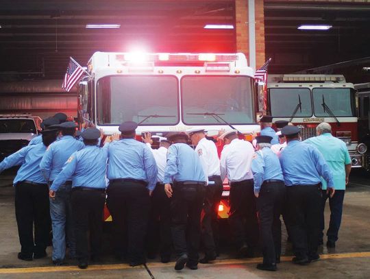 Firetruck push-in dates back to 1800s