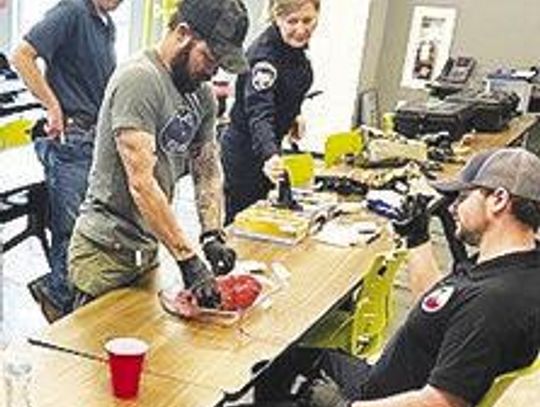 Flatonia PD and FC EMS team up for training session