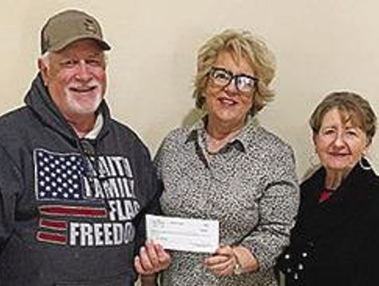 Hill Bank and Trust donates to Weimar Seniors Together