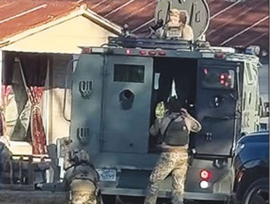 Injured male found on front porch - suspect arrested