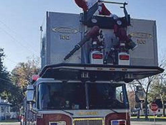 Jolly Saint Nick visits Saturdays on the Square