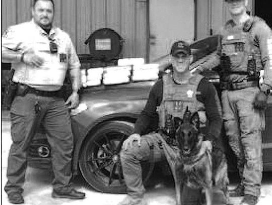 K-9 Kolt sniffs out 11 kilos of Cocaine