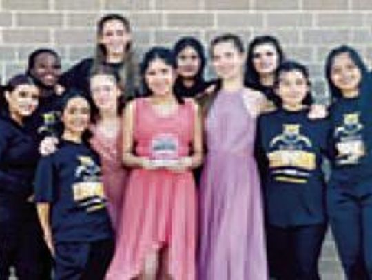 La Grange High School Winter Guard takes second place