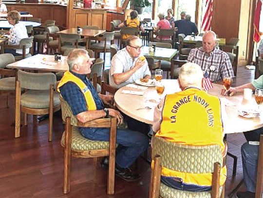 La Grange Noon Lions Club luncheon