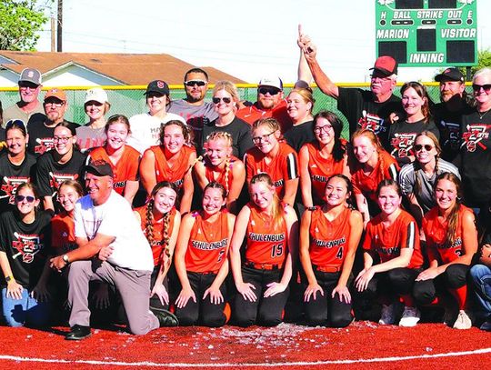 Lady Horns claim the Bi-District round of the softball playoff