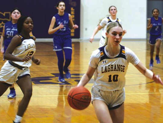 Lady Leopards basketball protects home floor, pummels Manor New Tech