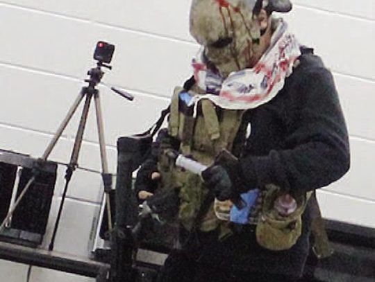 Law enforcement and rescue practices active shooter drill